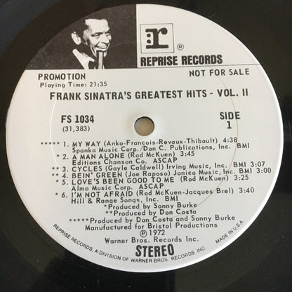 Frank Sinatra - Frank Sinatra's Greatest Hits Vol. 2 - LP 3