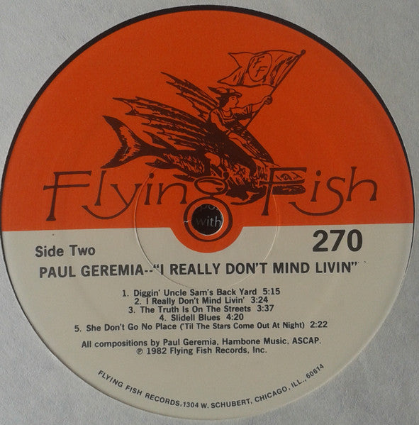 Paul Geremia - I Really Don't Mind Livin' - LP 4