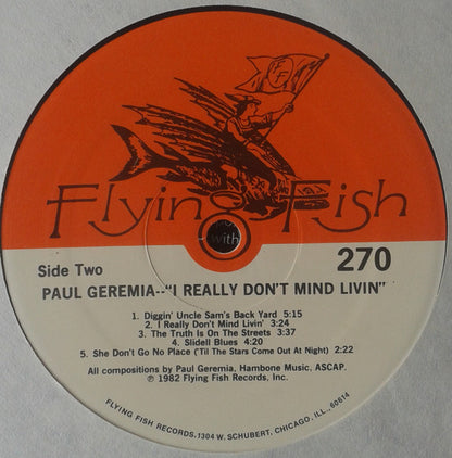 Paul Geremia - I Really Don't Mind Livin' - LP 4