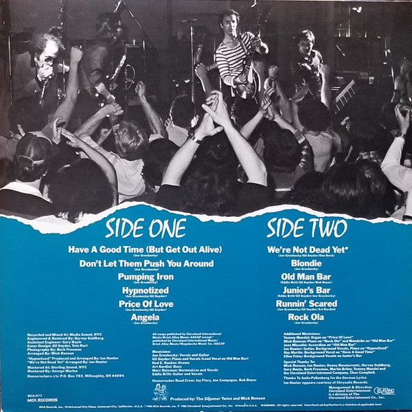 Iron City Houserockers - Have A Good Time (But Get Out Alive) - LP 2