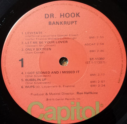 Dr. Hook - Bankrupt - Vinyl, LP, Album 3