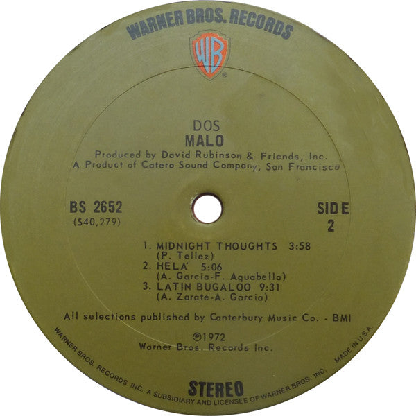 Malo - Dos - LP 5
