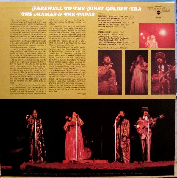 The Mamas & The Papas - Farewell To The First Golden Era - LP 2