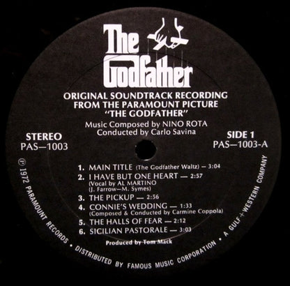 Nino Rota - The Godfather (Original Soundtrack Recording) - LP 2
