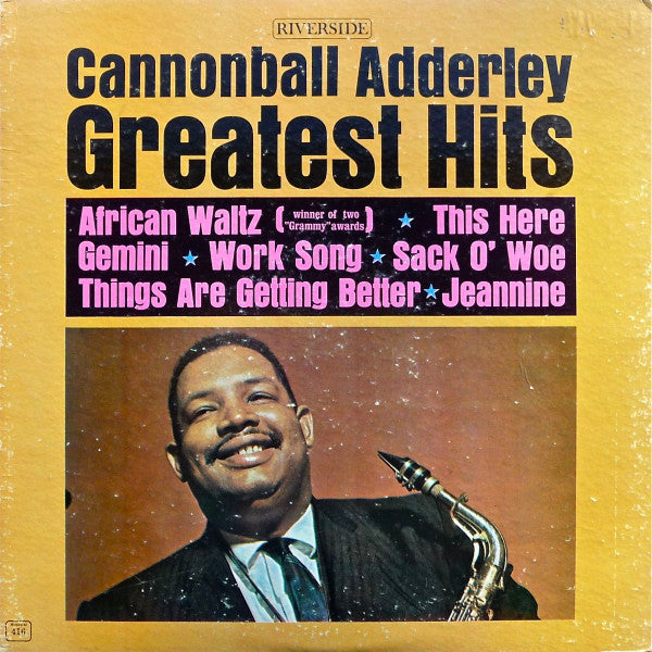 Cannonball Adderley - Greatest Hits - VINTAGE vinyl record for sale