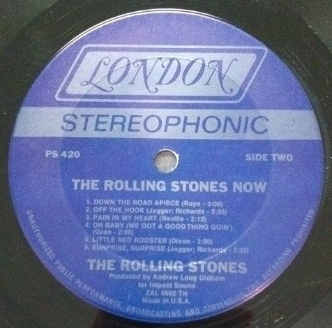 The Rolling Stones - The Rolling Stones, Now! - LP 5