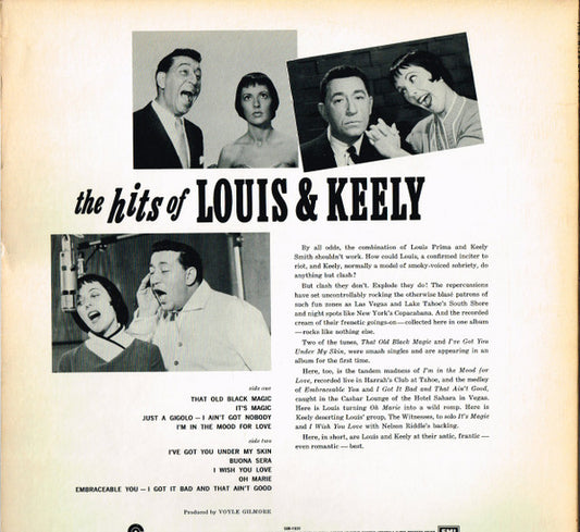 Louis & Keely - The Hits Of Louis & Keely - LP 2