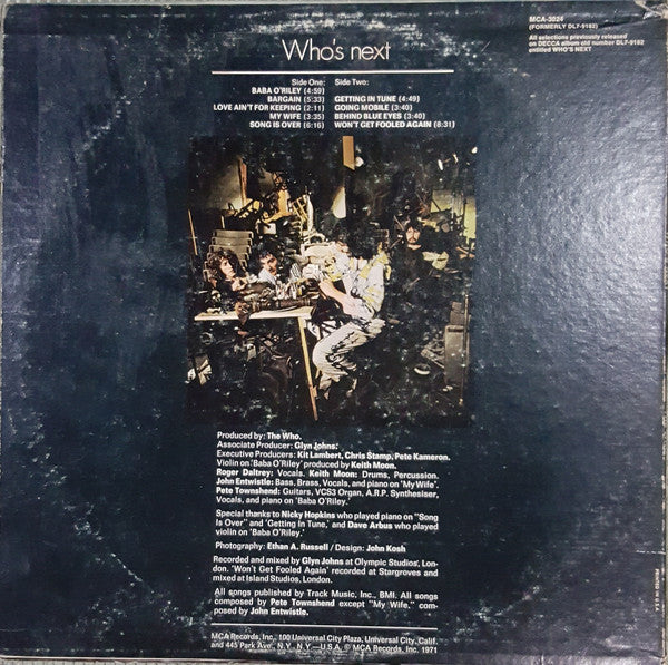 The Who - Who's Next - LP 2