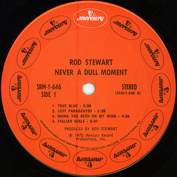 Rod Stewart - Never A Dull Moment - LP 5
