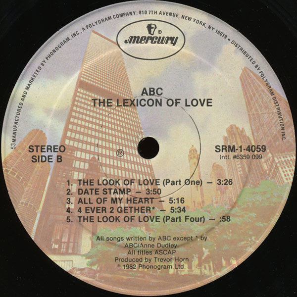 ABC - The Lexicon Of Love - LP 4