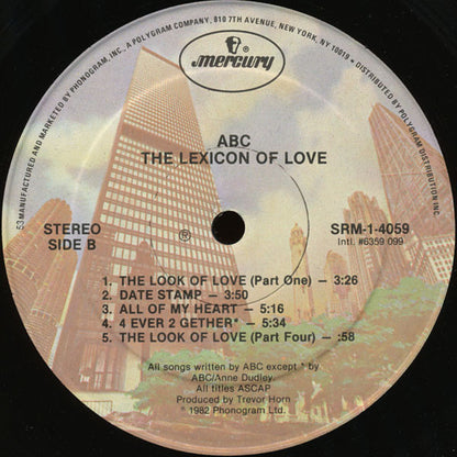 ABC - The Lexicon Of Love - LP 4