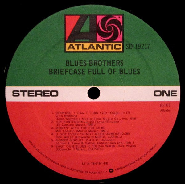 Blues Brothers - Briefcase Full Of Blues - LP 3