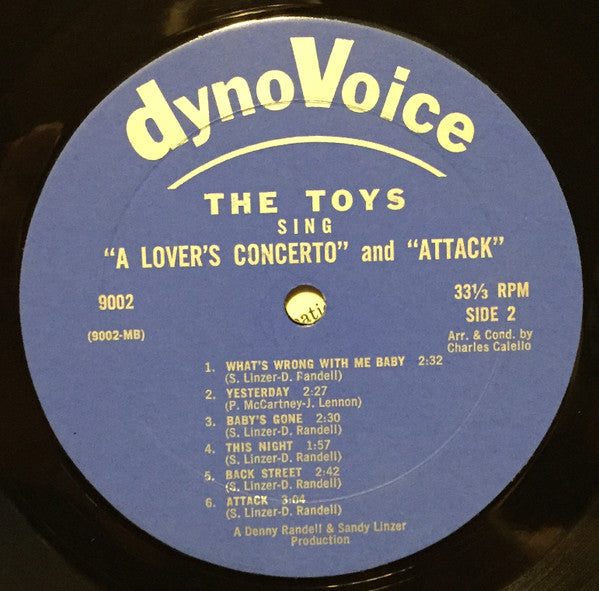 The Toys - The Toys Sing "A Lover's Concerto" And "Attack" - LP 4