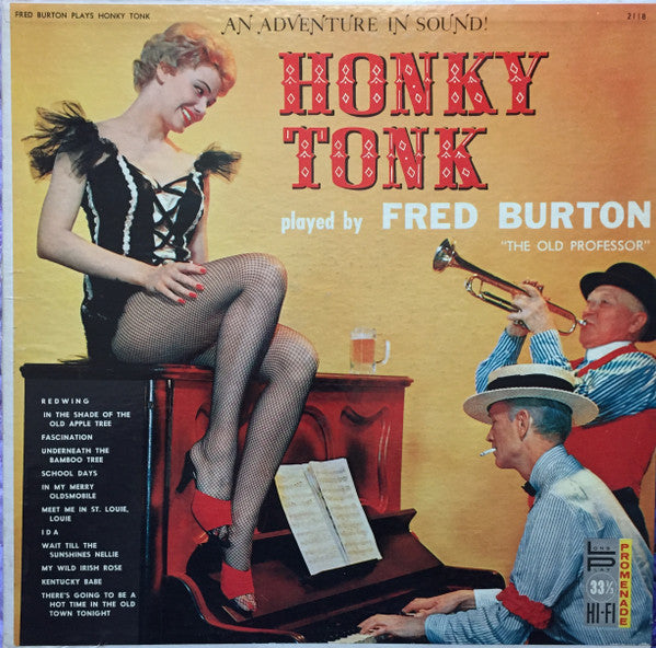 Fred Burton - Honky Tonk Percussion - VINTAGE vinyl record for sale