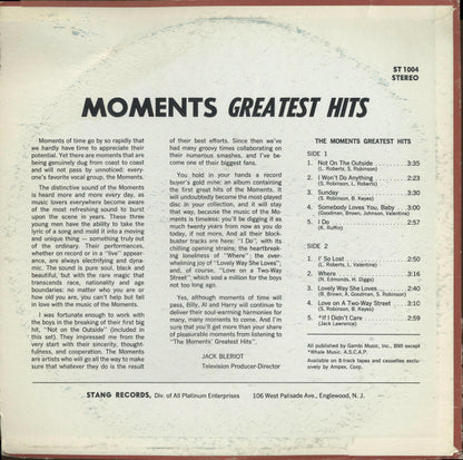 The Moments - The Moments Greatest Hits - LP 2