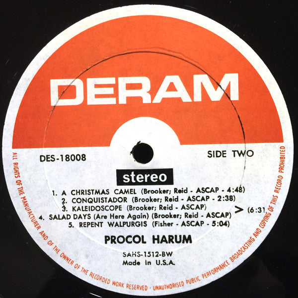 Procol Harum - Procol Harum - Vinyl, LP, Album, Reissue, Stereo 4