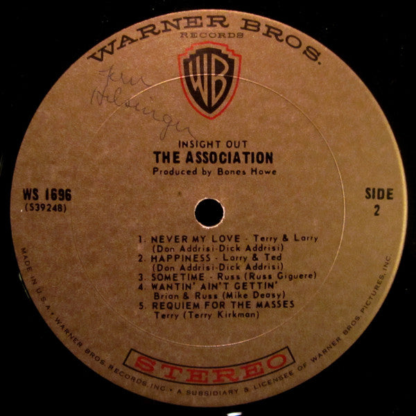 The Association - Insight Out - LP 4