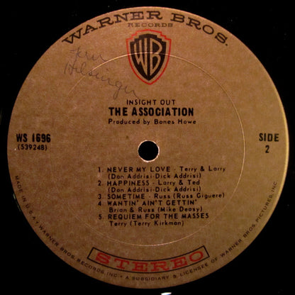 The Association - Insight Out - LP 4