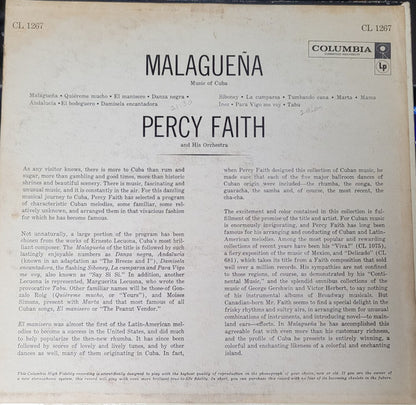 Percy Faith And His Orchestra - Malaguena (Music Of Cuba) - LP 2