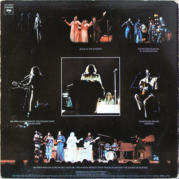 Paul Simon With Urubamba And The Jessy Dixon Singers - Paul Simon In Concert Live Rhymin' - LP 2