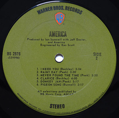 America - America - LP 4
