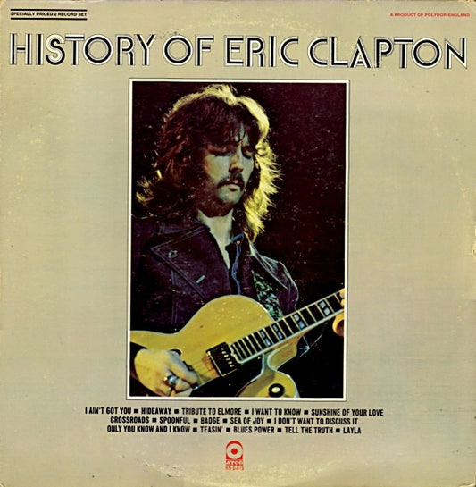 Eric Clapton - History of Eric Clapton - VINTAGE vinyl record for sale