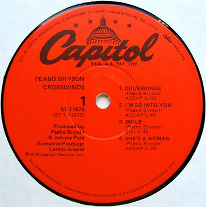 Peabo Bryson - Crosswinds - LP 3
