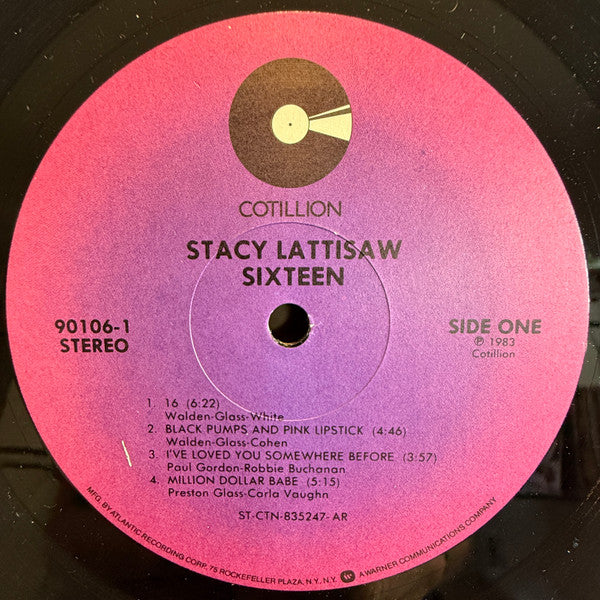Stacy Lattisaw - Sixteen - LP 3