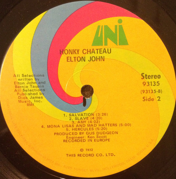 Elton John - Honky Château - Vinyl, LP, Album 5