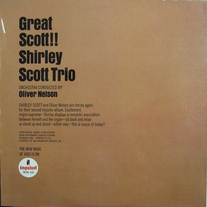 Shirley Scott Trio - Great Scott!! - LP 2