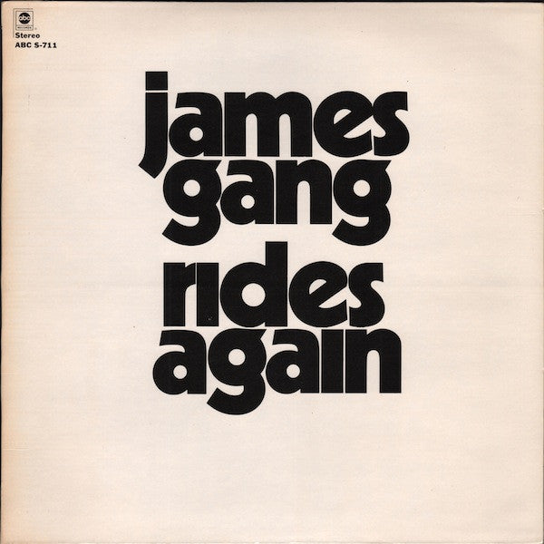 James Gang - Rides Again - VINTAGE vinyl record for sale