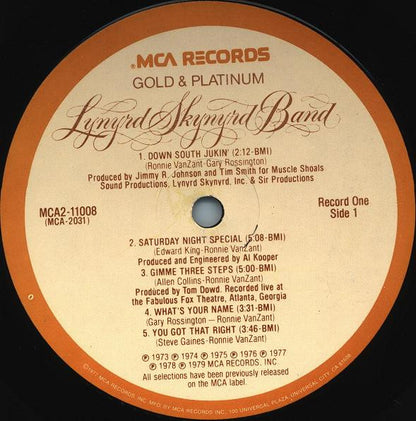 Lynyrd Skynyrd Band - Gold & Platinum - LP 3