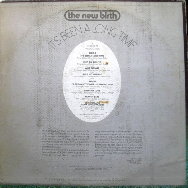 The New Birth* - It's Been A Long Time - Vinyl, LP, Album 3