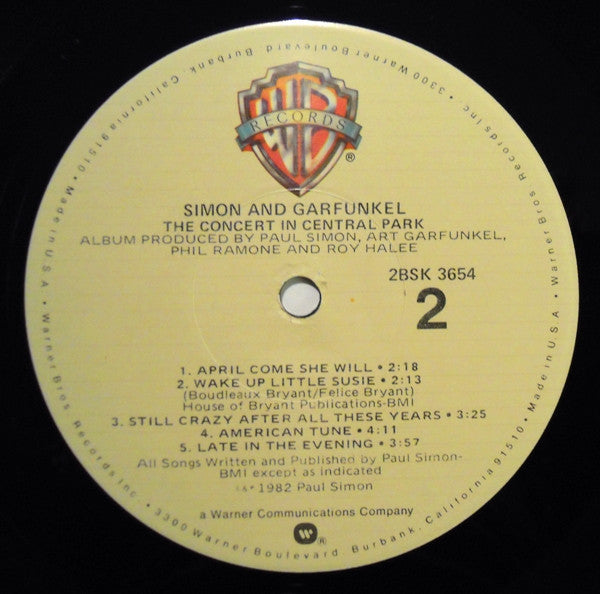 Simon & Garfunkel - The Concert In Central Park - LP 5