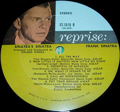 Frank Sinatra - Sinatra's Sinatra - Vinyl, LP, Album, Stereo 5