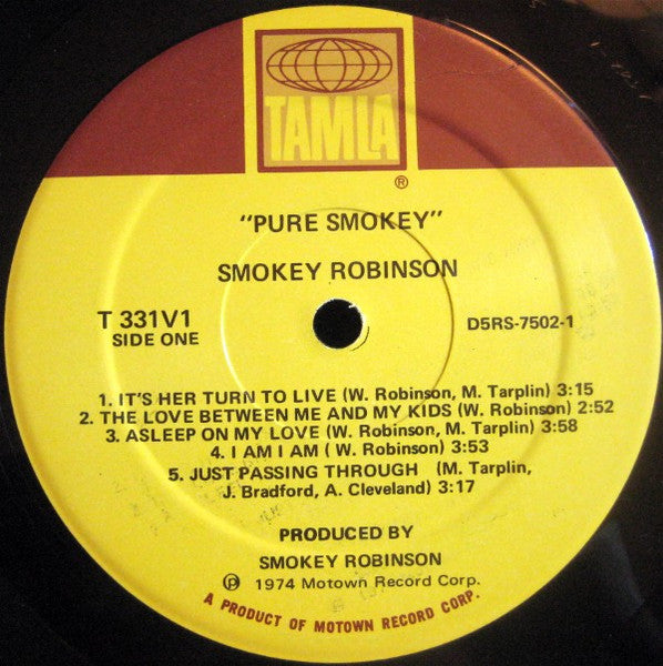 Smokey Robinson - Pure Smokey - LP 3