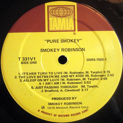 Smokey Robinson - Pure Smokey - LP 3