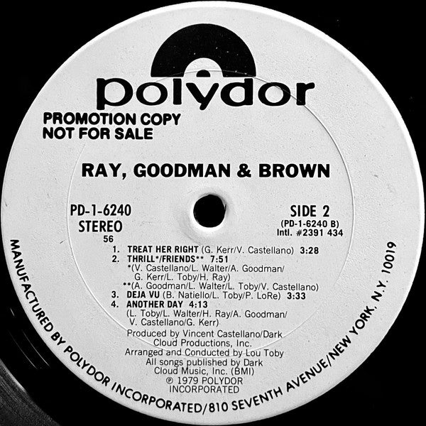 Ray, Goodman & Brown - Open Up - LP 4