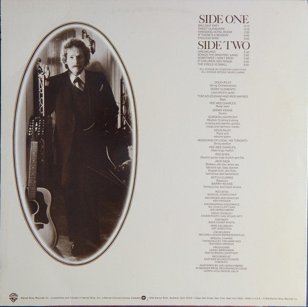 Gordon Lightfoot - Endless Wire - LP 2