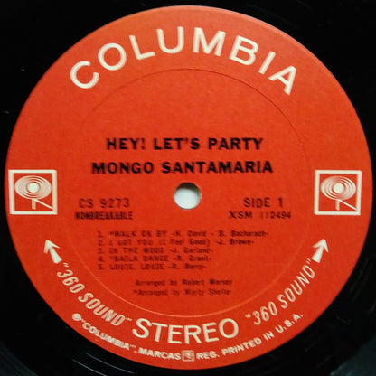 Mongo Santamaria - Hey! Let's Party - LP 3