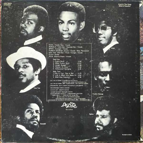 Kool & The Gang - Wild And Peaceful - LP 2