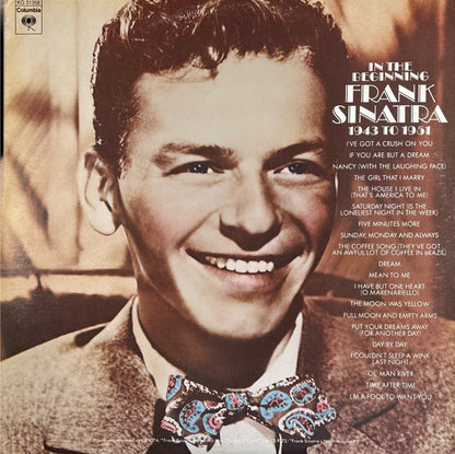 Frank Sinatra - In The Beginning 1943 To 1951 - LP