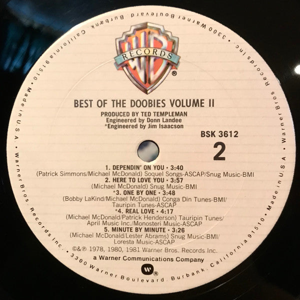 The Doobie Brothers - Best Of The Doobies - Volume II - LP 4