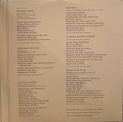 Linda Ronstadt - Greatest Hits - LP 4