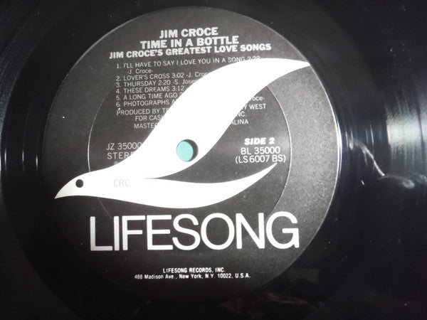Jim Croce - Time In A Bottle Jim Croce's Greatest Love Songs - LP 4