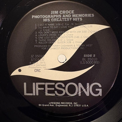 Jim Croce - Photographs & Memories (His Greatest Hits) - LP 4