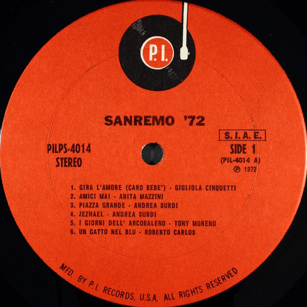 Various - Sanremo 1972 - LP 3