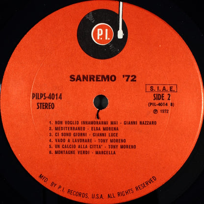 Various - Sanremo 1972 - LP 4