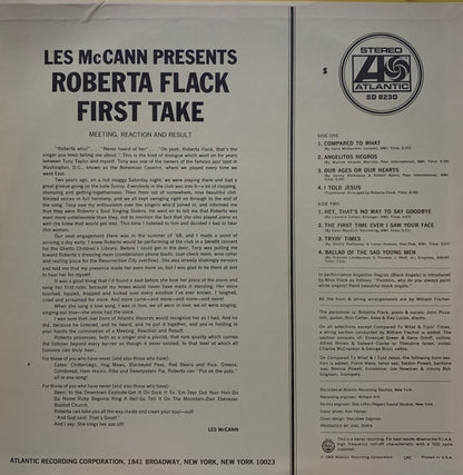 Roberta Flack - First Take - Vinyl, LP, Album, Club Edition, Stereo 2