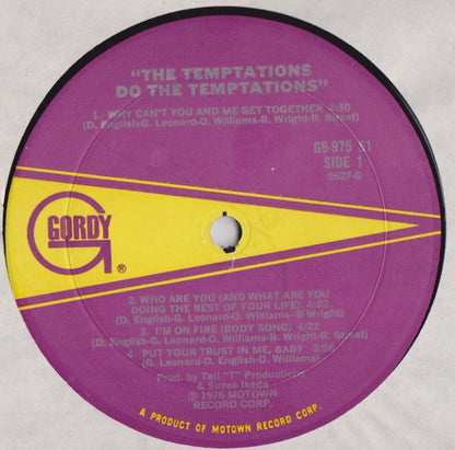 The Temptations - Do The Temptations - LP 3